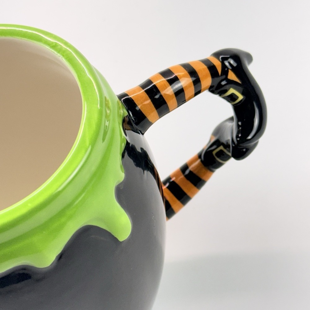 Halloween Potters Studio Witch Legs Coffee Mug Decor Tea Cup - Picture 10 of 11